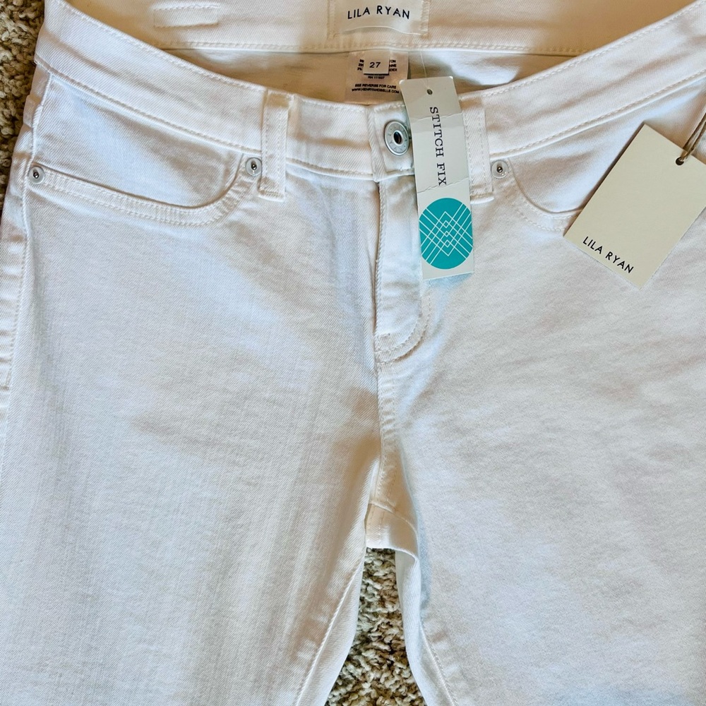 Lila Ryan Women's White Skinny Jeans